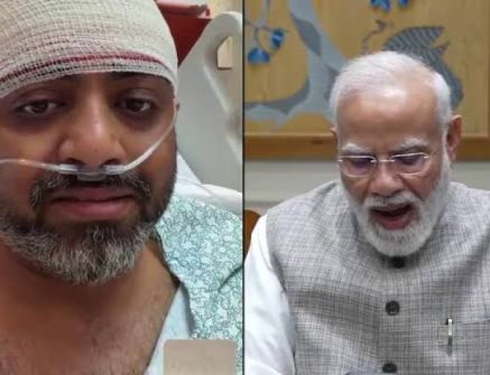 174 लोगों की जान बचाने वाले कैप्टन स्मित से PM मोदी ने की बात, भावुक हुए पायलट